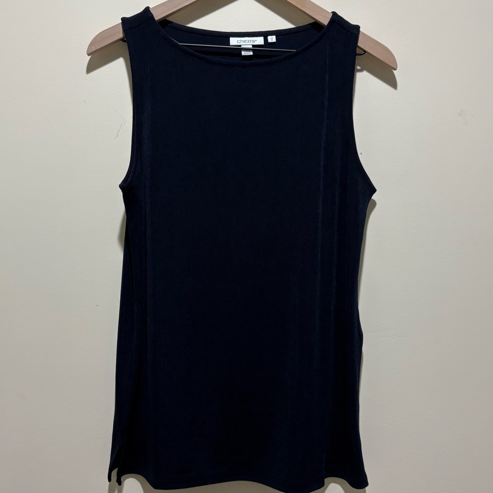 Chicos Stretch Knit Sleeveless Top